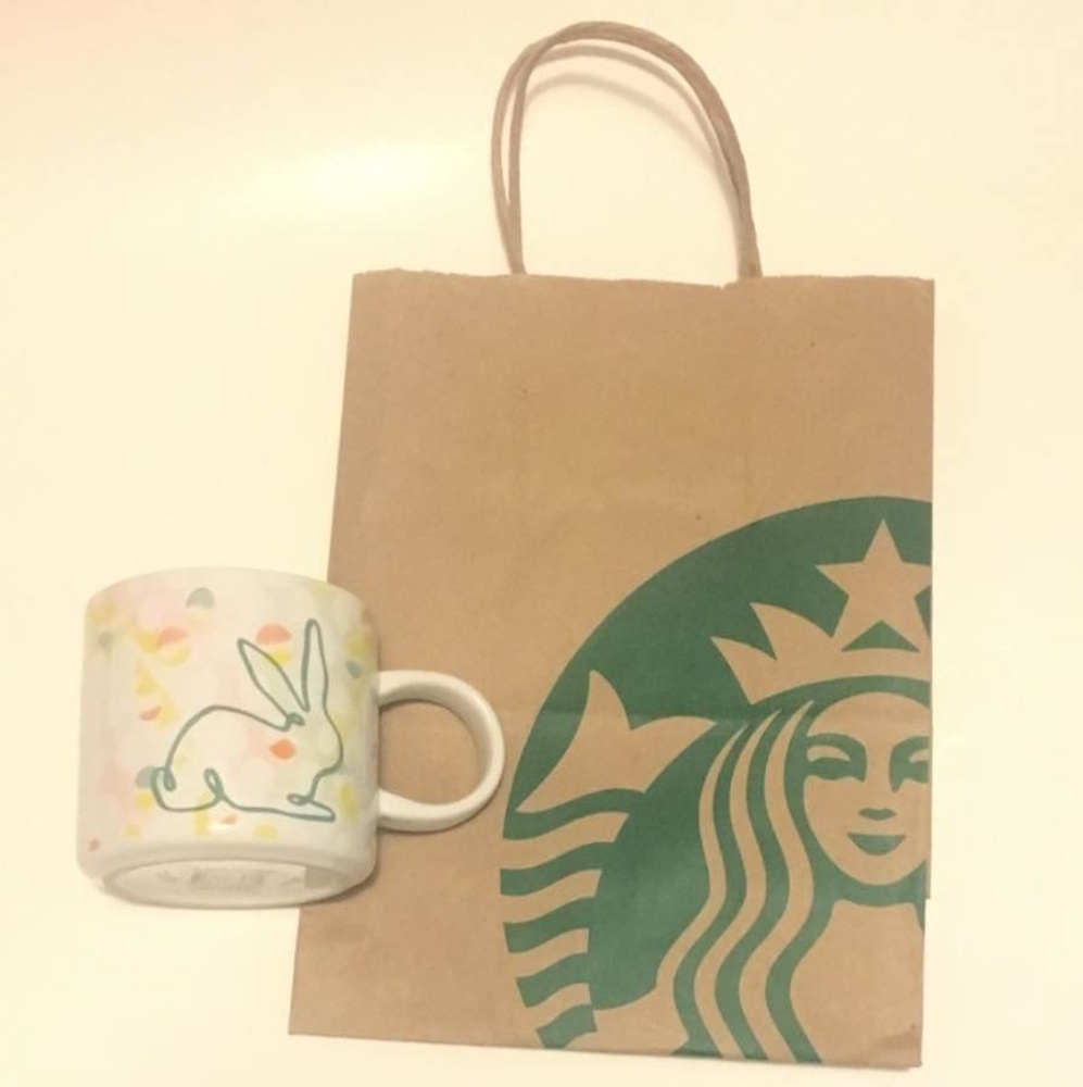 Starbucks Rabbit Spring themed Ceramic Mug 12oz